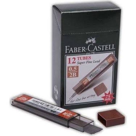 Faber Min Super Fıne 0.5mm 2b 75mm Ice 20 Li Tüp Faber Min Super Fıne 0.5mm 2b 75mm Ice 20 Li Tüp