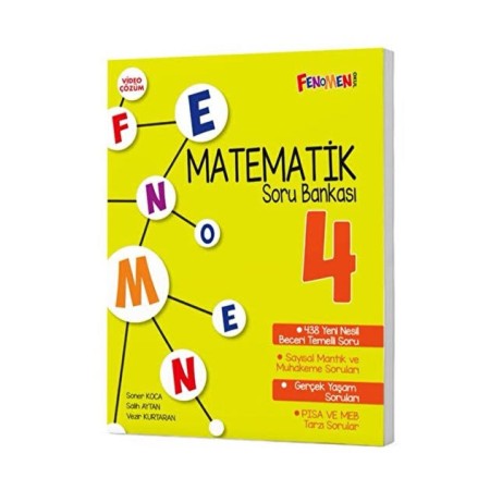 Fenomen Okul 4. Sınıf Fenomen Matematik Soru Bankası