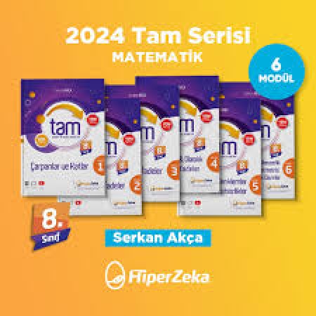 Hiper Zeka Yayınları 8. Sınıf Tam Matematik 1-2-3-4-5-6