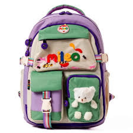 Teddy Okul Çantası Lila 2802