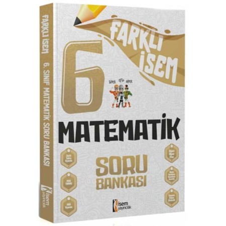 İsem Yayıncılık 6. Sınıf Matematik Farklı İsem Soru Bankası