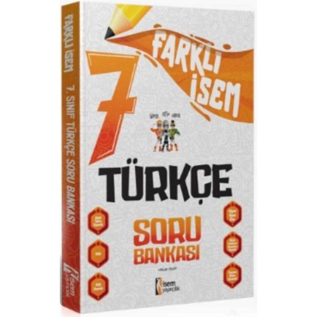 İsem Yayıncılık 7. Sınıf Farklı Türkçe Soru Bankası