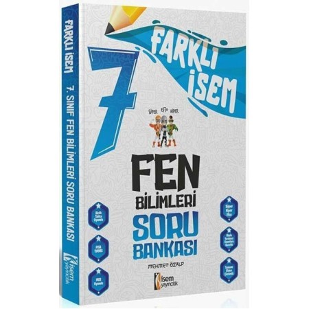İsem Yayıncılık 7. Sınıf Farklı İsem Fen Bilimleri Soru Bankası