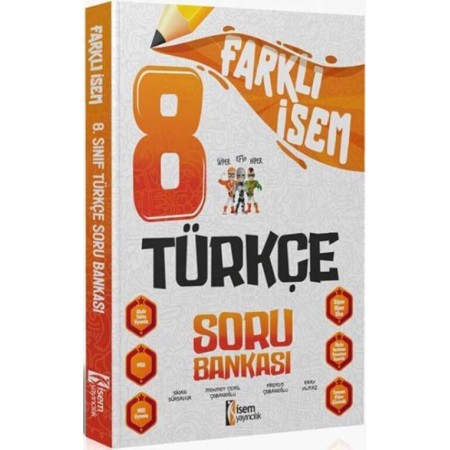 İsem Yayıncılık 8. Sınıf Türkçe Farklı İsem Soru Bankası