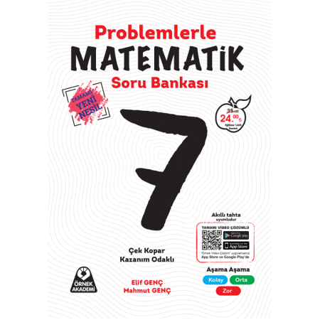 Örnek Akademi 7. Sınıf Matematik Problemler Soru Bankası Örnek Akademi Yayınları