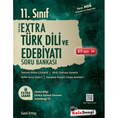 KafaDengi Yayınları 11. Sınıf Türk Dili ve Edebiyatı Extra Soru Bankası