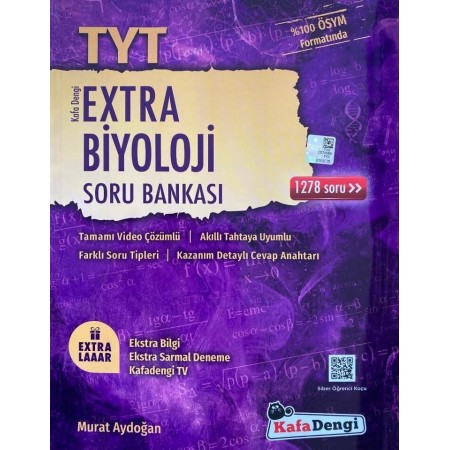 KafaDengi Yayınları  TYT Biyoloji Extra Soru Bankası