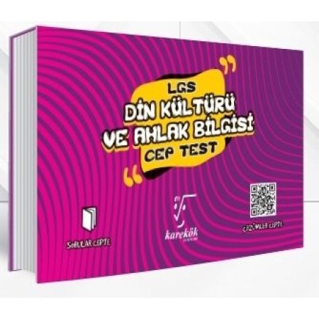 Karekök Yayınları 8. Sınıf LGS Din Kültürü ve Ahlak Bilgisi Cep Test