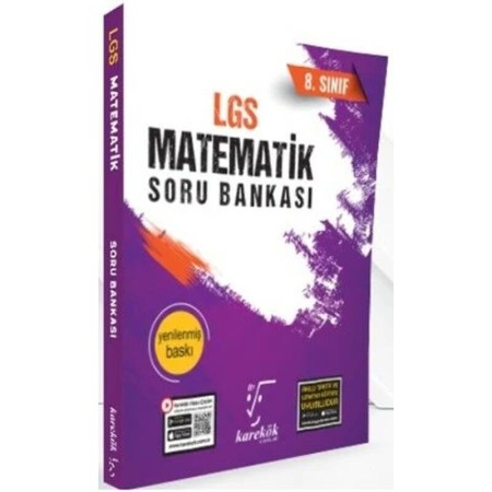 Karekök Yayınları 8. Sınıf LGS Matematik Soru Bankası Karekök Yayınları 8. Sınıf LGS Matematik Soru Bankası