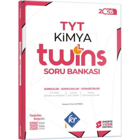 KR Akademi Yayınları 2026 TYT Twins Kimya Soru Bankası