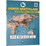Kr Akademi Coğrafyanın Kodları Dünya Haritaları Çalışma Defteri ve Soru Bankası