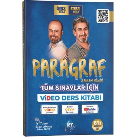 Kr Akademi Önder Hoca & Ethem Hoca Tüm Sınavlar Için Paragraf ve Anlam Bilgisi Video Ders K.