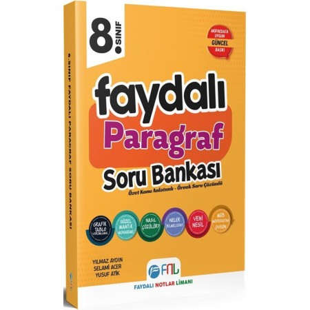 Kurul Yayıncılık 8. Sınıf Faydalı Paragraf Soru Bankası