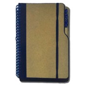 mcolor 13x21 Kalemli Lastikli Spiralli Çizgili Defter