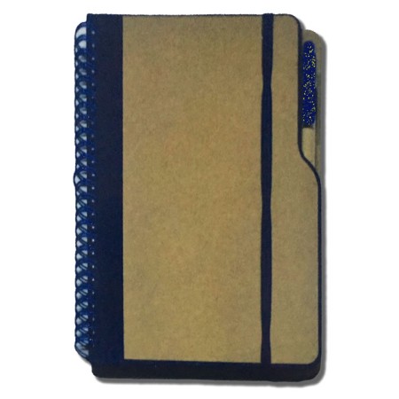 mcolor 13x21 Kalemli Lastikli Spiralli Çizgili Defter