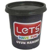 Lets Oyun Hamuru Tek Renk 150 GR Gri L8340-13