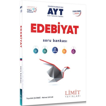 Limit Yayınları AYT Edebiyat Soru Bankası Video Çözümlü