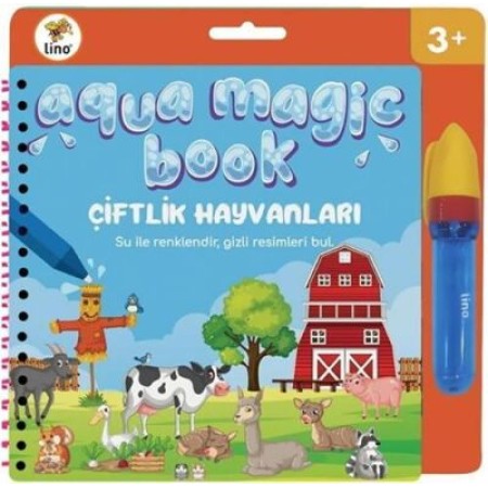 Lino Aqua Magic Book (Sihirli Boyama Kitabı) ÇİFTLİK