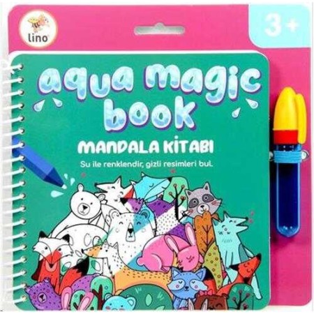 Lino Aqua Magic Book Mandala (Sihirli Boyama Kitabı)