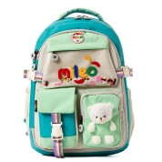 Mileo Teddy Okul Çantası Turkuaz 2802