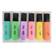 Masis Fosforlu Kalem 6 Renk Pastel Pvc Paket 6li Pk. H708-p6 Masis Fosforlu Kalem 6 Renk Pastel Pvc Paket 6li Pk. H708-p6