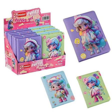Mikro 13x18 Puffy Not Defteri 96 Yp Pretty Girl Pf-10