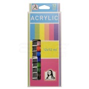 Mona Lisa Akrilik Boya Tüp 12 Lİ 12 ML SD125
