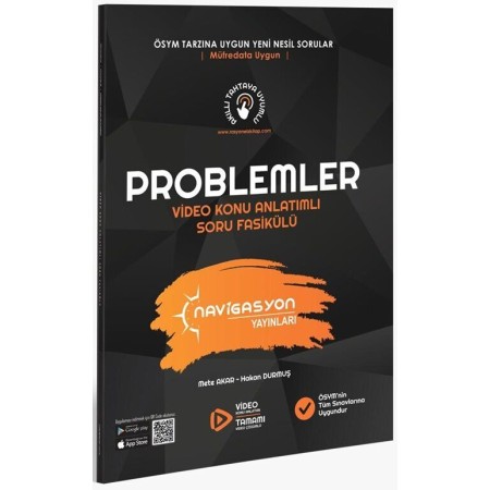 Navigasyon Yayınları TYT-AYT PROBLEMLER Video Konu Anlatımlı Soru Fasikülü