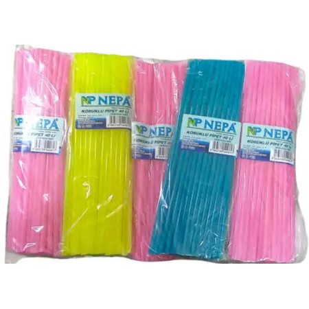 Nepa Körüklü Pipet 40 Lı N-4081