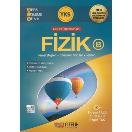 Nitelik Yayınları YKS Fizik B Ders İşleme Kitabı Sayısal Öğrenciler için