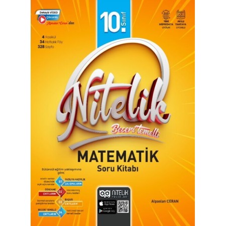 Nitelik Yayınları 10. Sınıf Matematik Beceri Temelli Soru Kitabı