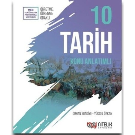 Nitelik Yayınları 10. Sınıf Tarih Konu Anlatımlı