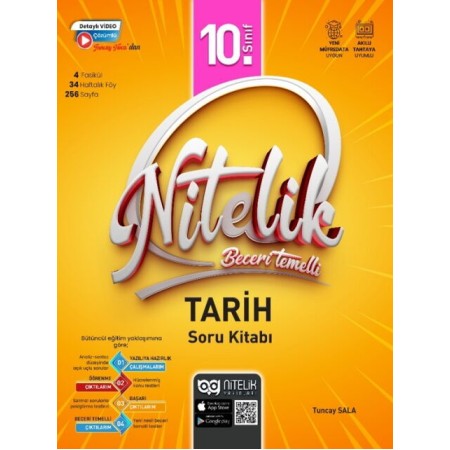 Nitelik Yayınları 10. Sınıf Tarih Beceri Temelli Soru Kitabı
