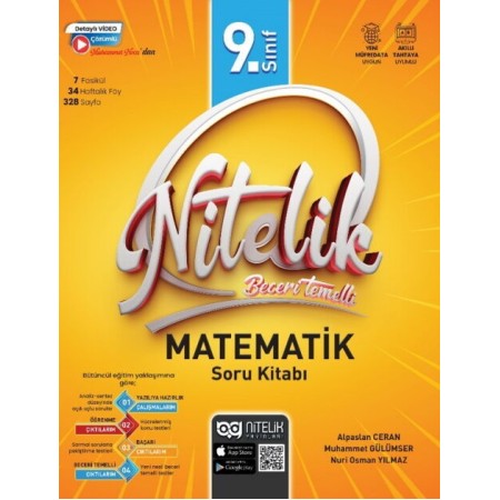 Nitelik Yayınları 9. Sınıf Matematik Beceri Temelli Soru Kitabı