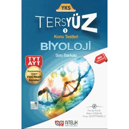 Nitelik Yayınları YKS Biyoloji Tersyüz Soru Bankası