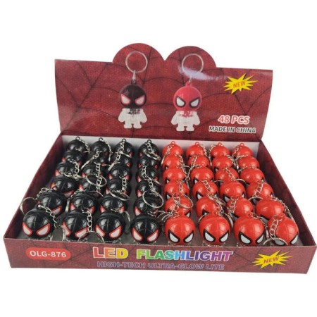 Olgun Işıklı Anahtarlık Spider Man Olg-876