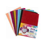 Çook 20x30 Simli Eva 10 Renk Karışık