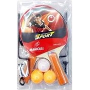 Magicall Masa Tenisi Raket Seti (2 Raket+3 Top+file+demir) Kzl.2007006 Magicall Masa Tenisi Raket Seti (2 Raket+3 Top+file+demir) Kzl.2007006