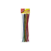 Bubu 30 Cm Simli Şönil Renkli 20"li Son003