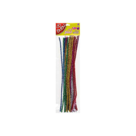 Bubu 30 Cm Simli Şönil Renkli 20"li Son003