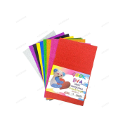 Çook 20x30 Yapışkanlı Simli Eva 10 Renk Karışık