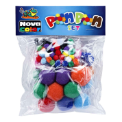 Nova Color 10-20-30 Mm Karışık Ponpon Seti Nc-350