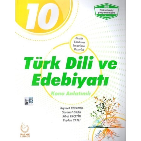 Palme Yayınları 10. Sınıf Türk Dili Edebiyatı Konu Anlatımlı
