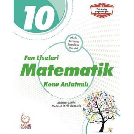 Palme Yayınları 10. Sınıf Matematik Konu Anlatımlı Fen Liseleri İçin