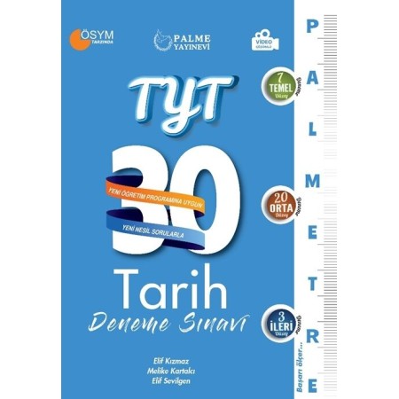 Palme Yayınları TYT Matematik 10 Deneme Sınavı