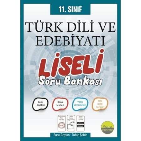 Pano Yayınları 11. Sınıf Türk Dili ve Edebiyatı Liseli Soru Bankası