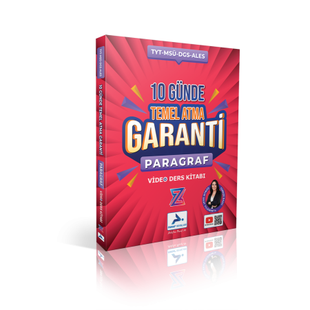 Paraf Yayınları Paragraf Z Takımı 10 Günde Temel Atma Garanti Video Ders Kitabı
