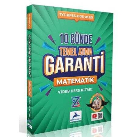 Paraf Yayınları TYT Matematik Z Takımı 10 Günde Temel Atma Garanti Video Ders Kitabı