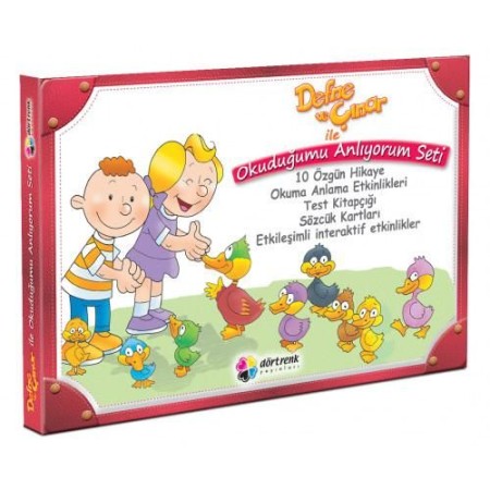 Dörtrenk Yayınları Defne ve Çınar Okuduğumu Anlıyorum Seti 10 Kitap