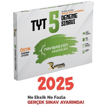 Navigasyon Yayınları TYT Tüm Dersler Navigasyon 5 Paket Deneme